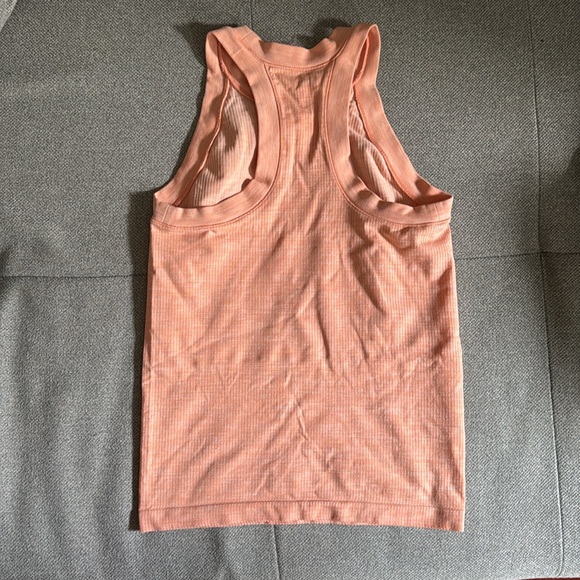Athleta renew heather orange seamless tank top racer back XS - Picture 5 of 6